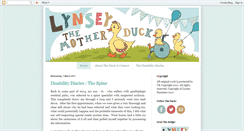 Desktop Screenshot of lynseythemotherduck.blogspot.com