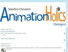 Tablet Screenshot of animationholicsdesigns.blogspot.com