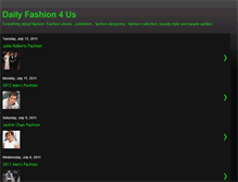 Tablet Screenshot of daily-fashion4us.blogspot.com