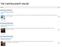 Tablet Screenshot of cantikalayanti.blogspot.com