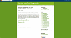 Desktop Screenshot of monstercockfarm.blogspot.com