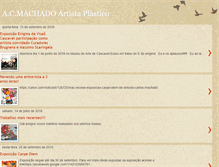 Tablet Screenshot of acmachadoartista.blogspot.com