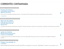 Tablet Screenshot of corrientescontaminada.blogspot.com