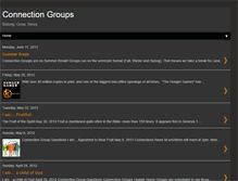 Tablet Screenshot of connectionsmallgroups.blogspot.com