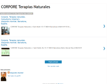 Tablet Screenshot of corporeterapia.blogspot.com