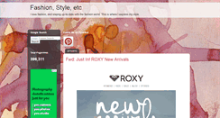 Desktop Screenshot of fashionstyleetc.blogspot.com