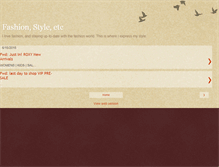 Tablet Screenshot of fashionstyleetc.blogspot.com