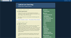 Desktop Screenshot of judicialclerkblog.blogspot.com