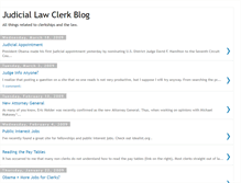 Tablet Screenshot of judicialclerkblog.blogspot.com