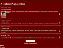 Tablet Screenshot of csabitas-titkok.blogspot.com