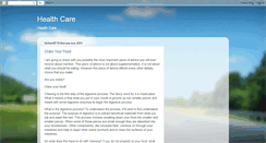 Desktop Screenshot of blog-health-care.blogspot.com