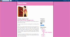 Desktop Screenshot of chloesblog321.blogspot.com