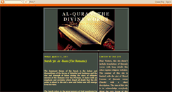 Desktop Screenshot of morallessonofquran.blogspot.com