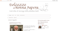 Desktop Screenshot of dolcezzedinonnapapera.blogspot.com