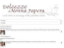 Tablet Screenshot of dolcezzedinonnapapera.blogspot.com