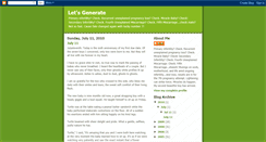 Desktop Screenshot of letsgenerate.blogspot.com