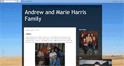 Desktop Screenshot of andrewandmarieharrisfamily.blogspot.com