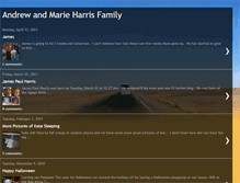 Tablet Screenshot of andrewandmarieharrisfamily.blogspot.com