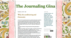 Desktop Screenshot of journalinggina.blogspot.com