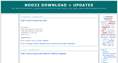 Desktop Screenshot of nod32download.blogspot.com