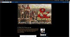 Desktop Screenshot of barbariansbearsandbeavers.blogspot.com