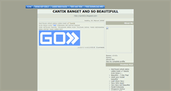 Desktop Screenshot of cantik2x.blogspot.com