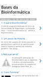 Mobile Screenshot of basesdabioinformatica.blogspot.com