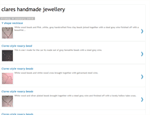 Tablet Screenshot of clareshandmadejewellery.blogspot.com