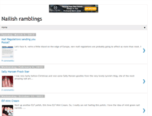 Tablet Screenshot of nailishramblings.blogspot.com