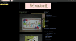 Desktop Screenshot of hetwenskaartje.blogspot.com