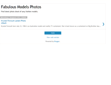 Tablet Screenshot of hot-models-pics.blogspot.com