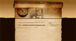 Desktop Screenshot of paradosobrelaroca.blogspot.com