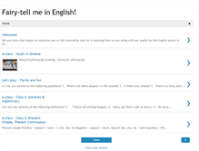 Tablet Screenshot of fairy-tell-me-in-english.blogspot.com