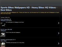 Tablet Screenshot of bikes--wallpapers.blogspot.com