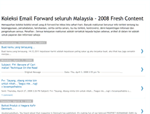 Tablet Screenshot of emailforwardmalaysia.blogspot.com