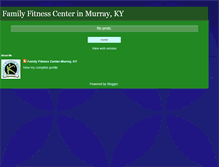 Tablet Screenshot of family-fitness-center-murray.blogspot.com