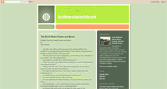 Desktop Screenshot of holmesbeachbum.blogspot.com