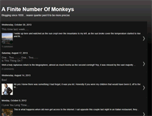 Tablet Screenshot of joebloggs-finitenumberofmonkeys.blogspot.com