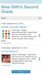 Mobile Screenshot of missstithsecondgrade.blogspot.com