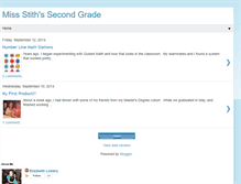 Tablet Screenshot of missstithsecondgrade.blogspot.com