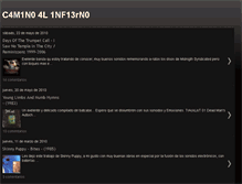 Tablet Screenshot of caminoalinfierno-lestatvampire.blogspot.com