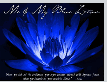 Tablet Screenshot of meandmybluelotus.blogspot.com