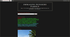 Desktop Screenshot of immaginapensierieparole.blogspot.com