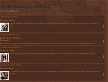 Tablet Screenshot of mariesmensajedebolivia.blogspot.com