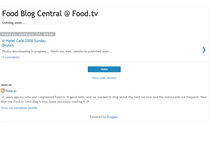 Tablet Screenshot of foodblogcentral.blogspot.com
