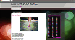 Desktop Screenshot of miuniversodepoesia.blogspot.com