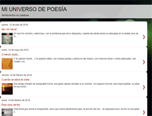 Tablet Screenshot of miuniversodepoesia.blogspot.com