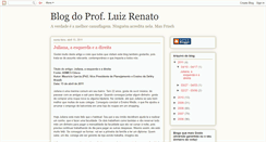 Desktop Screenshot of professorluizrenato.blogspot.com