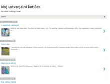 Tablet Screenshot of mojustvarjalnikoticek.blogspot.com