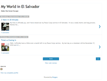 Tablet Screenshot of myworldinelsalvador.blogspot.com